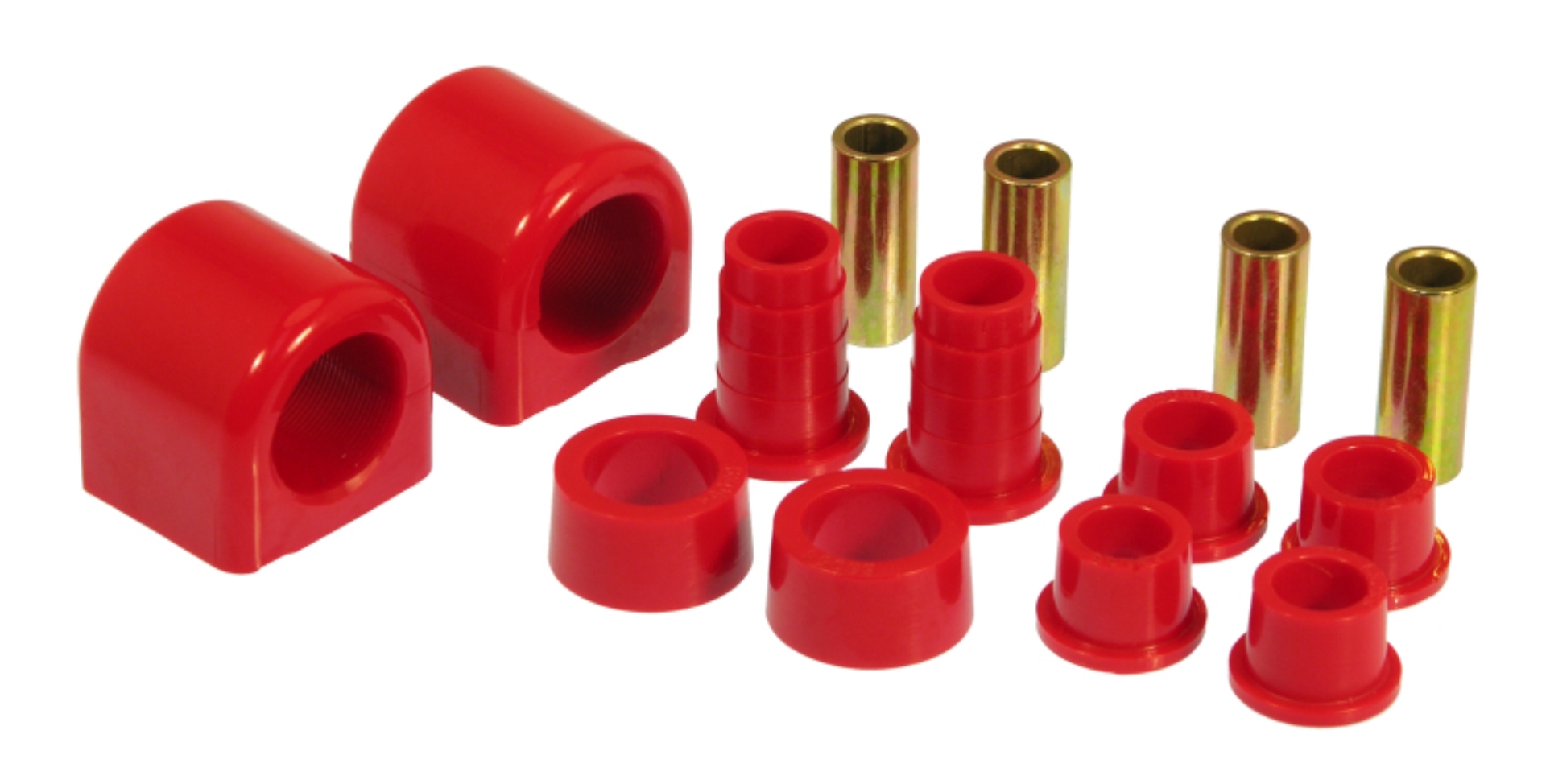 Picture of Prothane 84-87 Chevy Corvette Front Sway Bar Bushings - 30mm - Red