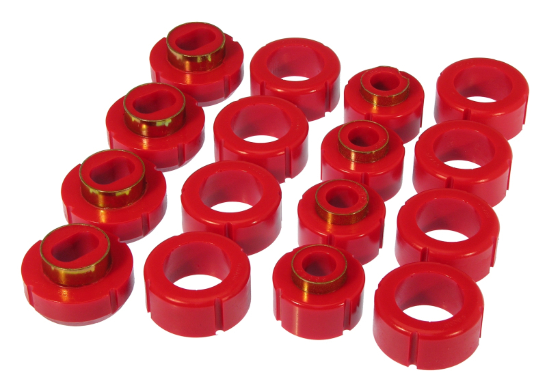 Picture of Prothane 82-00 GM 2/4wd S-Series Ext Cab Body Mount - Red