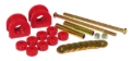 Picture of Prothane 82-01 GM S10 2wd Front Sway Bar Bushings - 1 1/8in - Red
