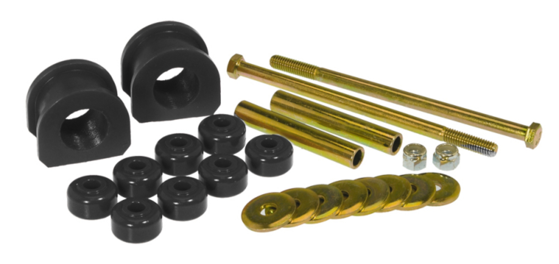 Picture of Prothane 82-01 GM S10 2wd Front Sway Bar Bushings - 1 1/8in - Black