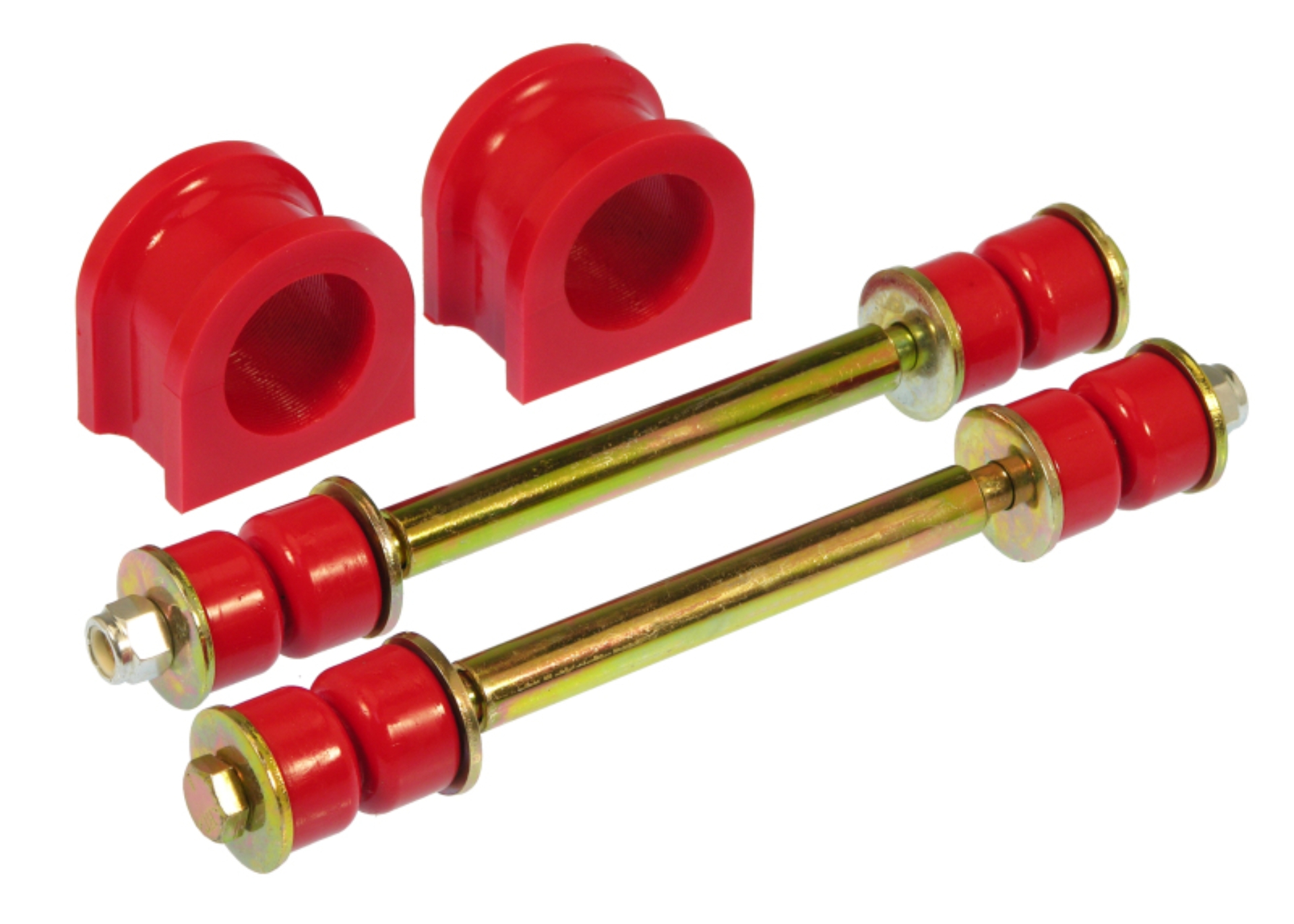 Picture of Prothane 99-06 Chevy Silverado Front Sway Bar Bushings - 1.42in - Red