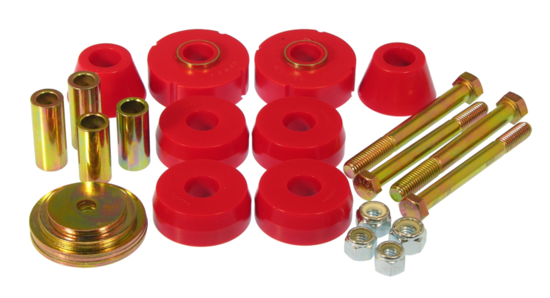 Picture of Prothane 63-66 Chevy C10 1/2Ton 2wd PU Body Mount - Red