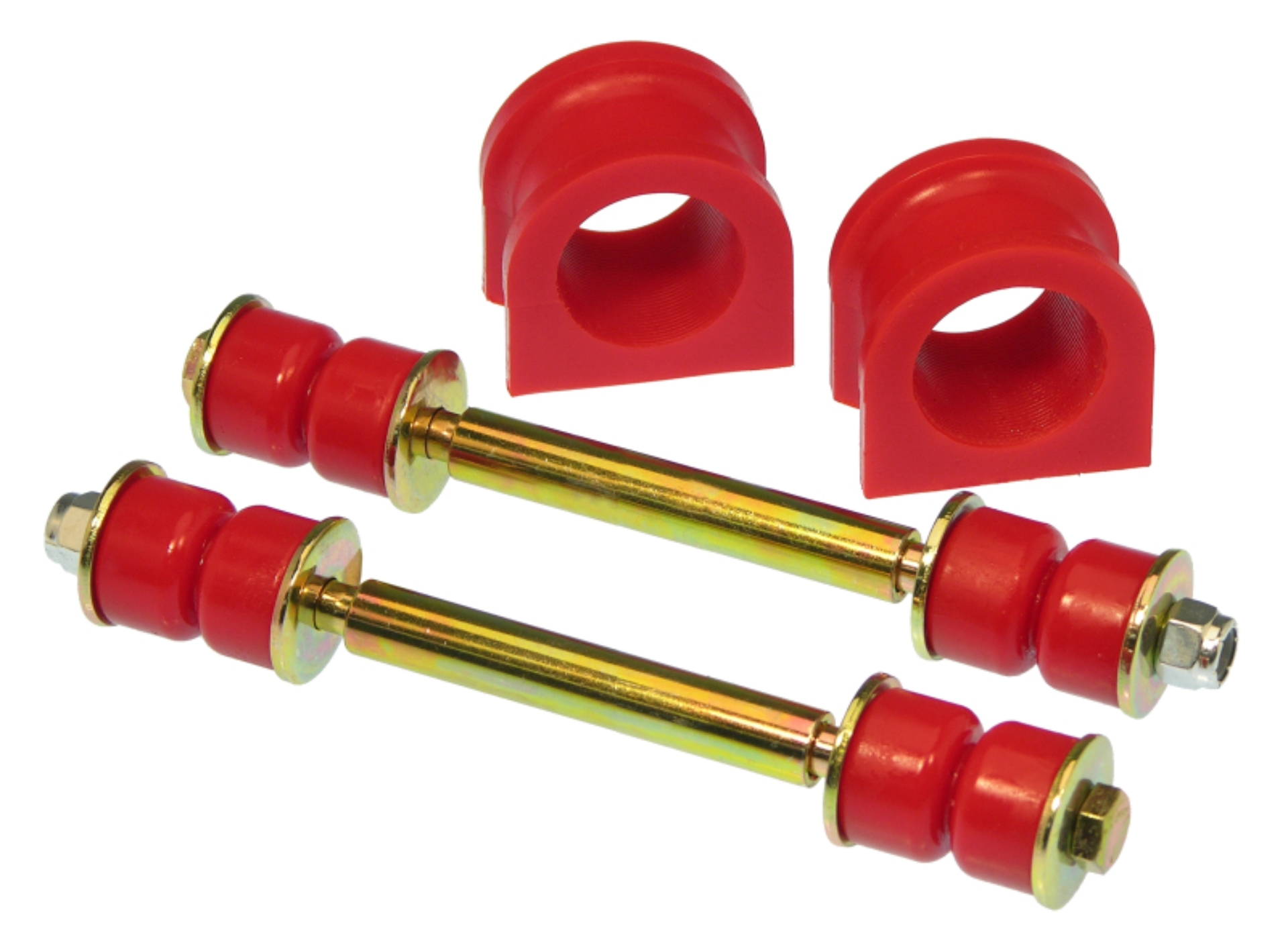 Picture of Prothane 07-14 Chevy Silverado Front Sway Bar Bushings - 36mm - Red