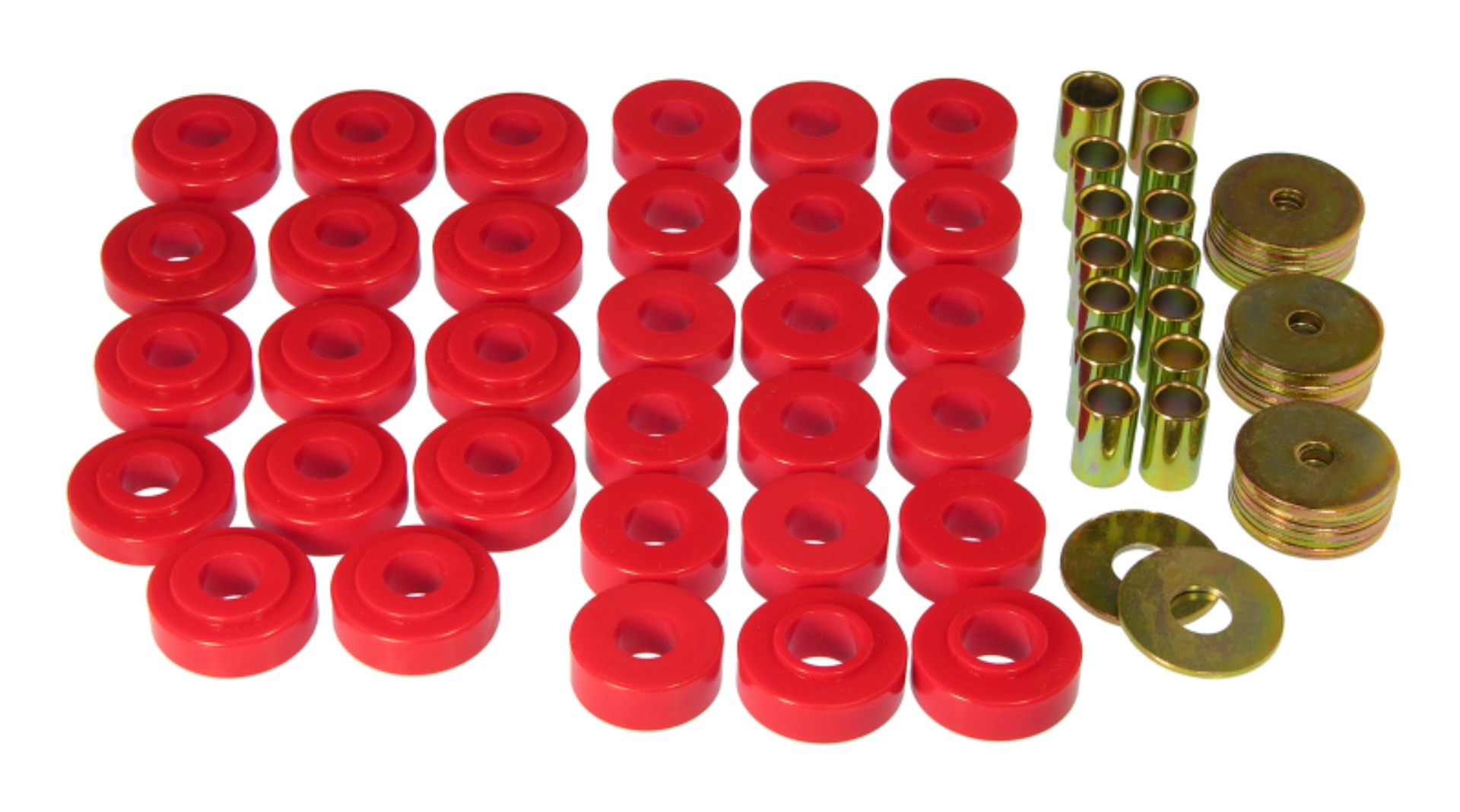 Picture of Prothane 65-67 GM Hardtop Body Mount Kit - Red