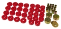Picture of Prothane 65-67 GM Convertible Body Mount Kit - Red