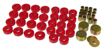 Picture of Prothane 65-67 GM Convertible Body Mount Kit - Red