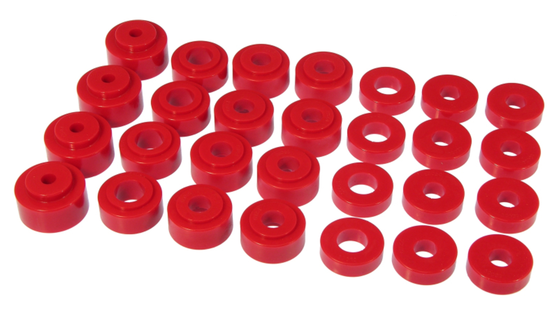Picture of Prothane 68-72 GM Mid-Size Hardtop Body Mount - Red