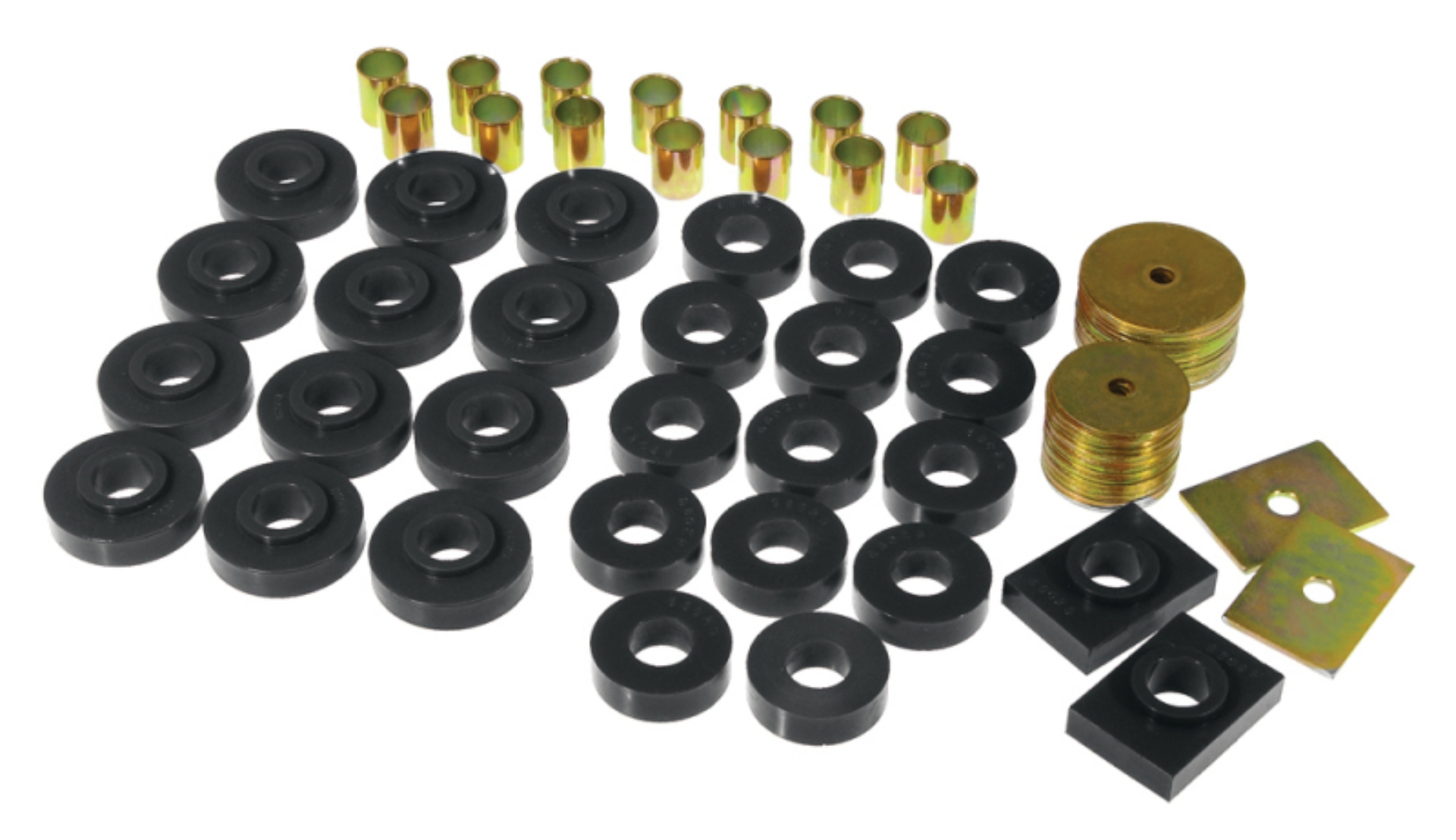 Picture of Prothane 55-57 Chevy Full Sedan Body Mount - Black