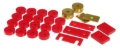 Picture of Prothane 55-57 Chevy Full Conv Only Body Mount - Red