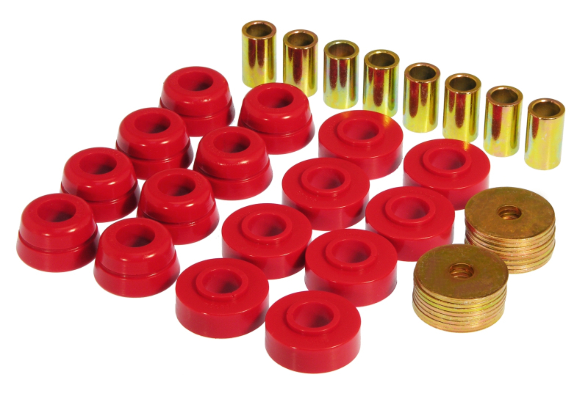 Picture of Prothane 73-82 Chevy Corvette Body Mount Kit - Red