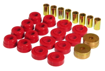 Picture of Prothane 73-82 Chevy Corvette Body Mount Kit - Red