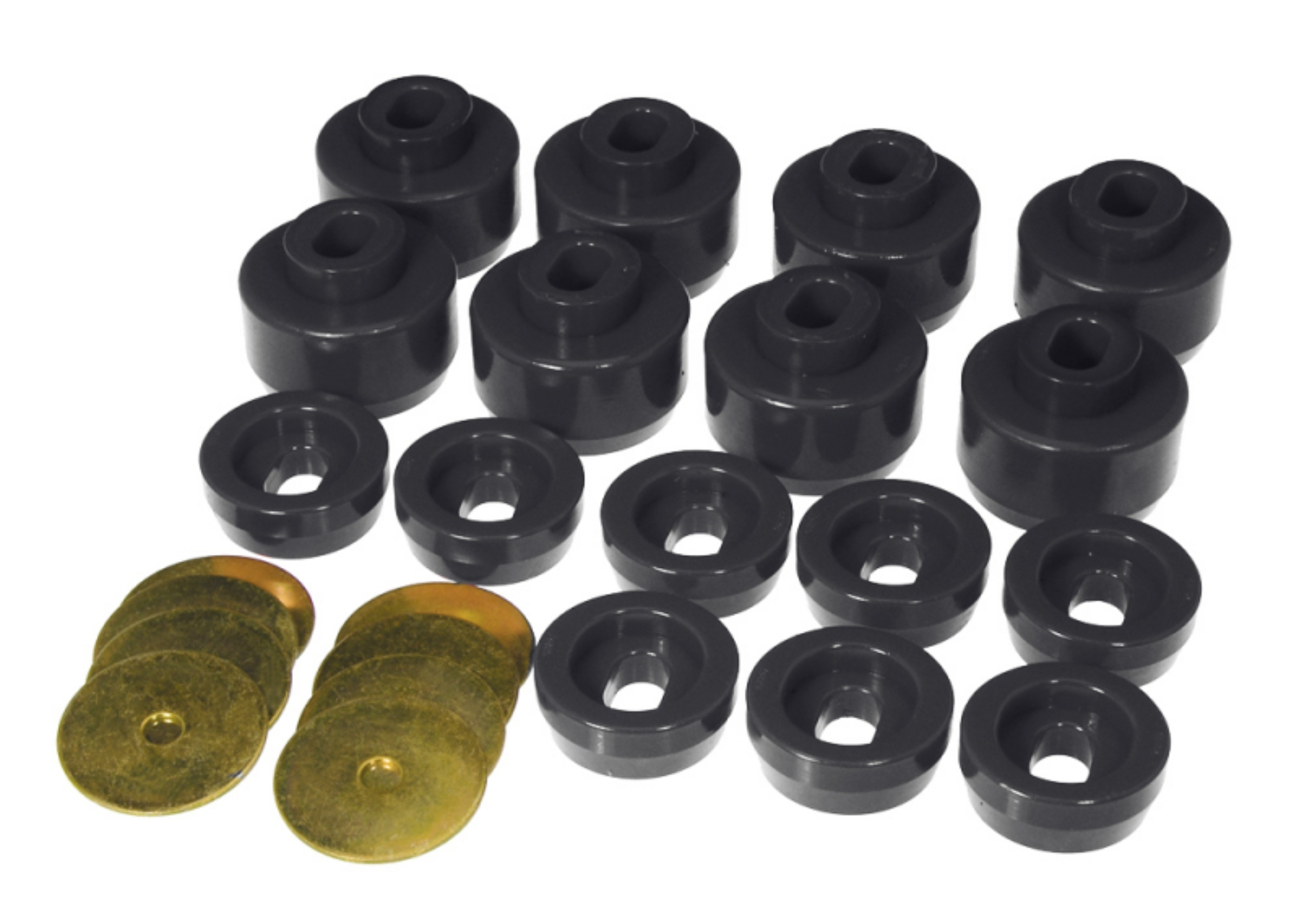 Picture of Prothane 99-06 Chevy Silverado 2/4wd Body Mounts - Black