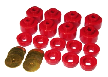 Picture of Prothane 99-06 Chevy Silverado 2/4wd Body Mounts - Red