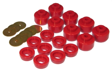 Picture of Prothane 99-07 Chevy Silverado Canadian Model Body Mount - Red