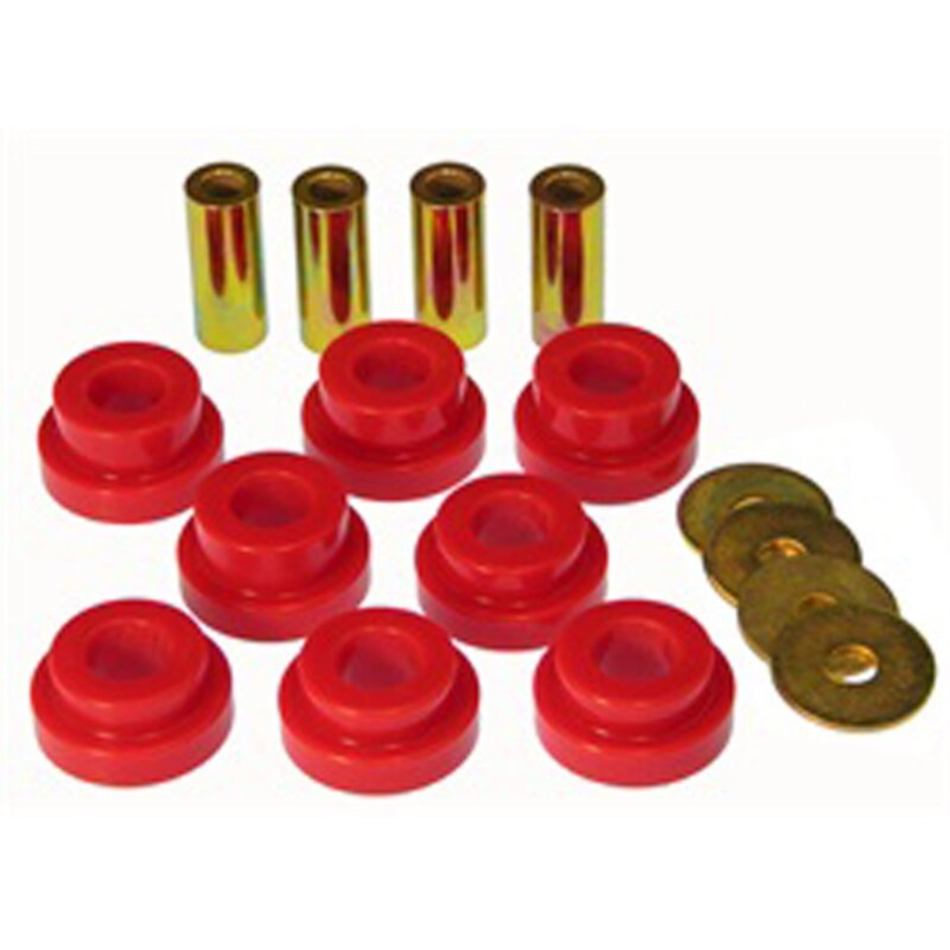 Picture of Prothane Chevy Silverado Front Diff Carrier/Support Bushings - Red