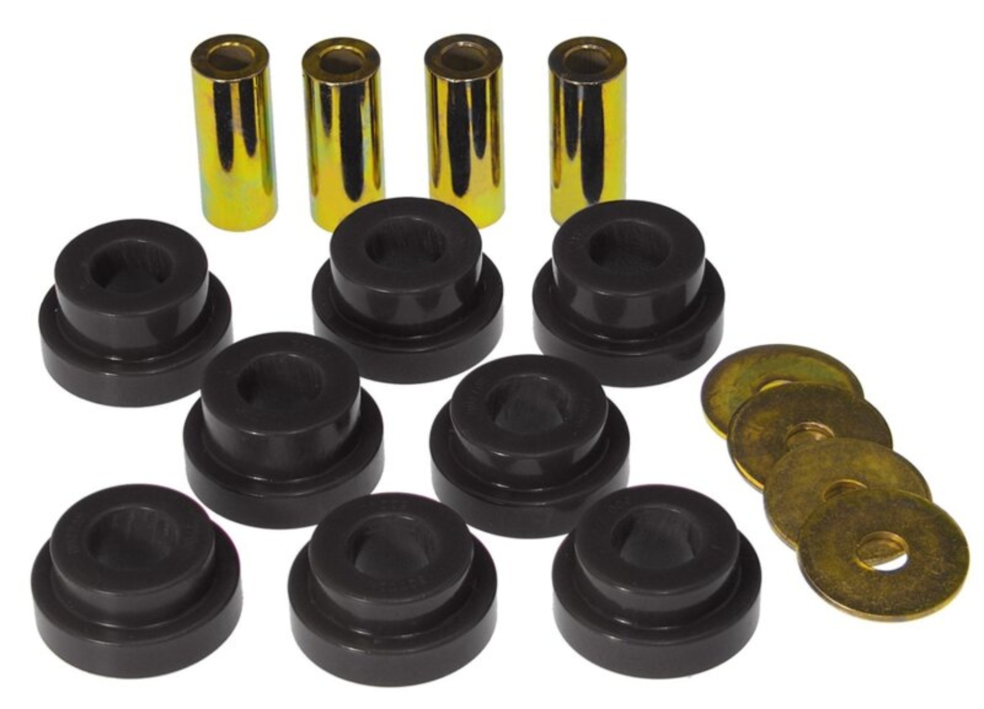 Picture of Prothane Chevy Silverado Front Diff Carrier/Support Bushings - Black