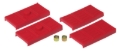 Picture of Prothane 67-69 GM F-Body Upper/Lower Spring Pad (Mono) - Red