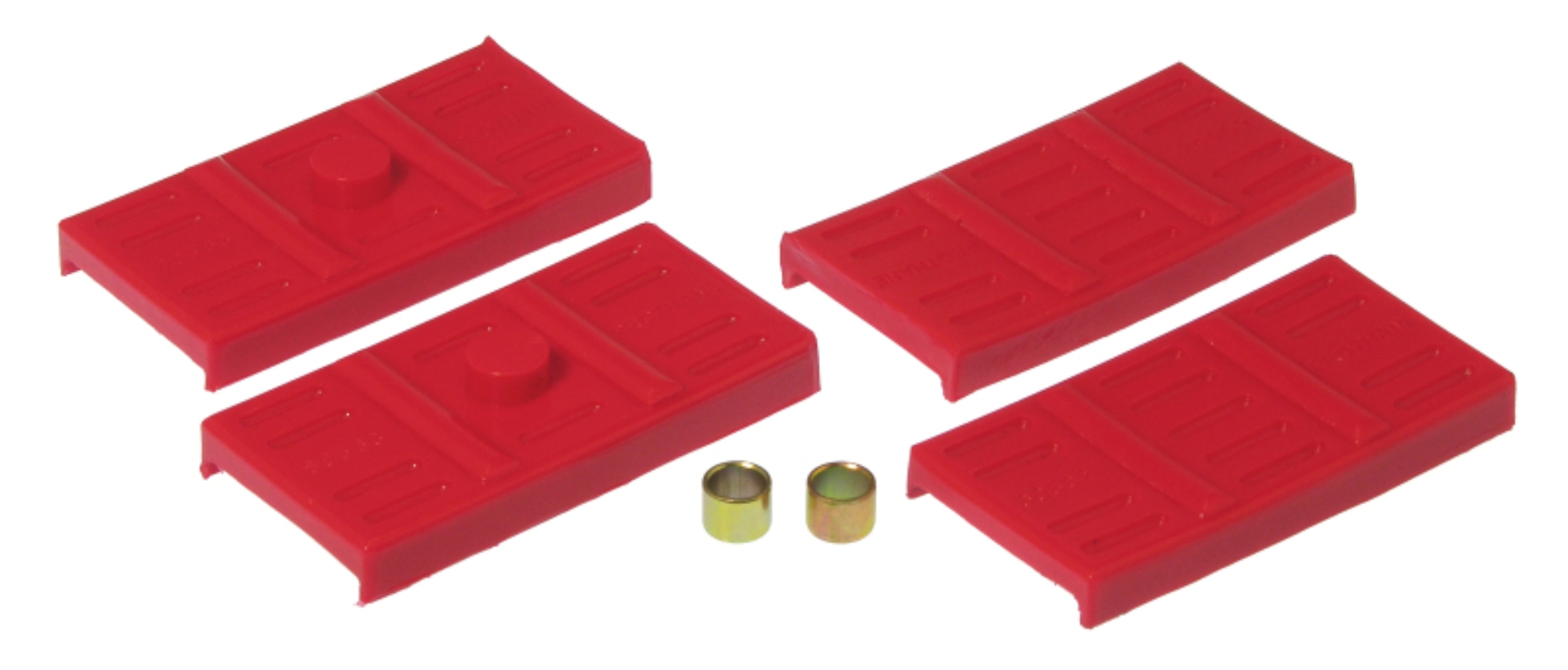 Picture of Prothane 67-69 GM F-Body Upper/Lower Spring Pad (Mono) - Red