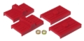 Picture of Prothane 70-81 GM Upper/Lower Spring Pad (Multi) - Red