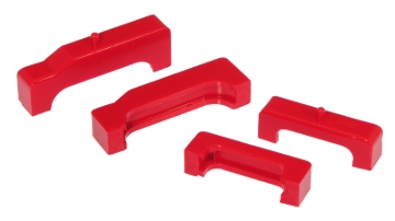 Picture of Prothane 88-98 Chevy Truck Small Block Radiator Isolators - Red