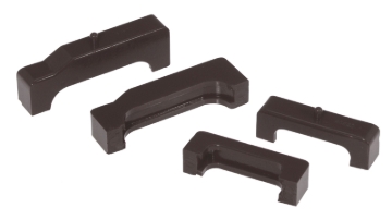 Picture of Prothane 88-98 Chevy Truck Small Block Radiator Isolators - Black