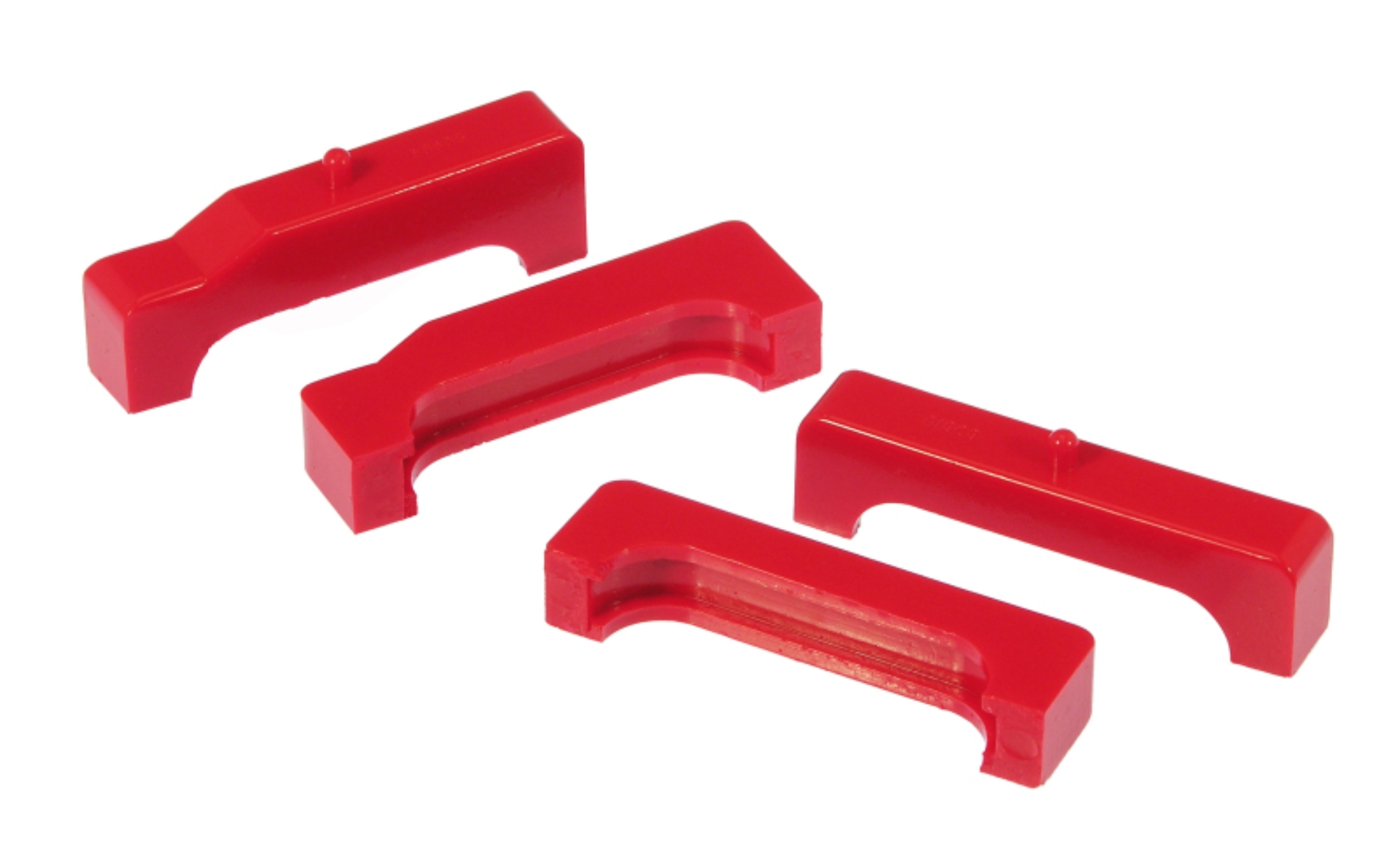 Picture of Prothane 88-98 Chevy Truck Big Block Radiator Isolators - Red