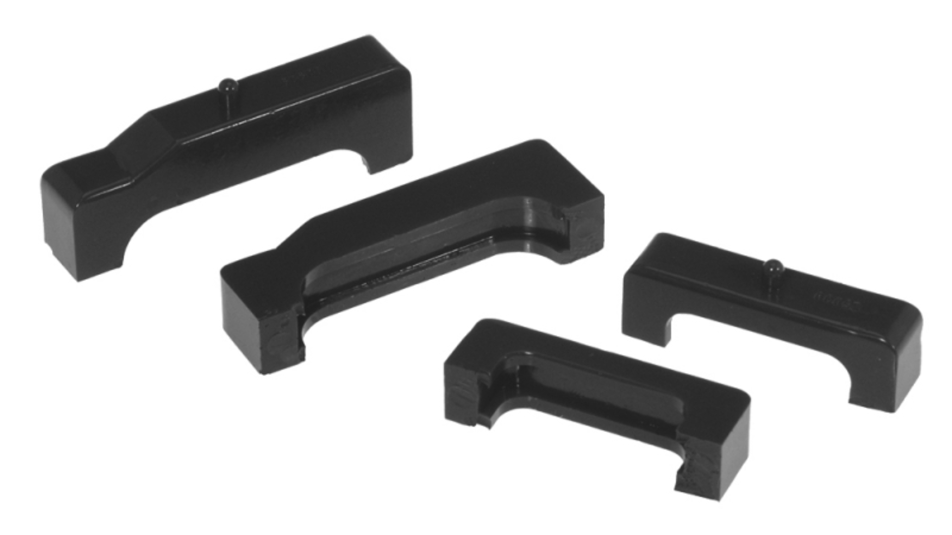 Picture of Prothane 88-98 Chevy Truck Big Block Radiator Isolators - Black