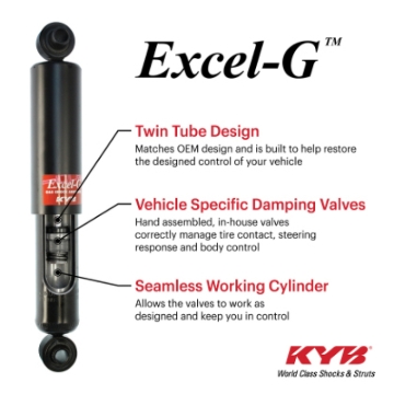 Picture of KYB 20-22 Hyundai Sonata (Exc. Hybrid & N Line) / 21-24 Kia K5 (AWD) Excel-G Shock - Rear