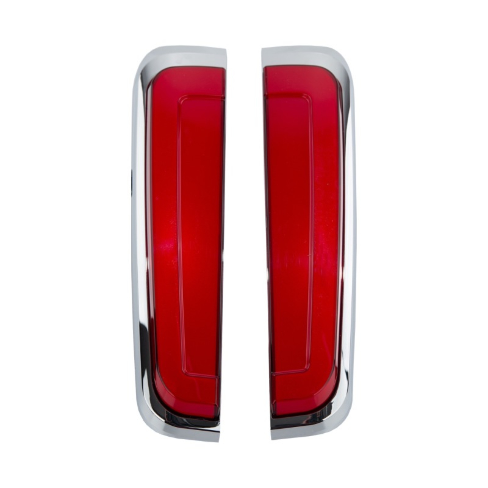Picture of Kuryakyn Tracer LED Rear Lights 14 and Up H-D Tri Glide - Red/Chrome