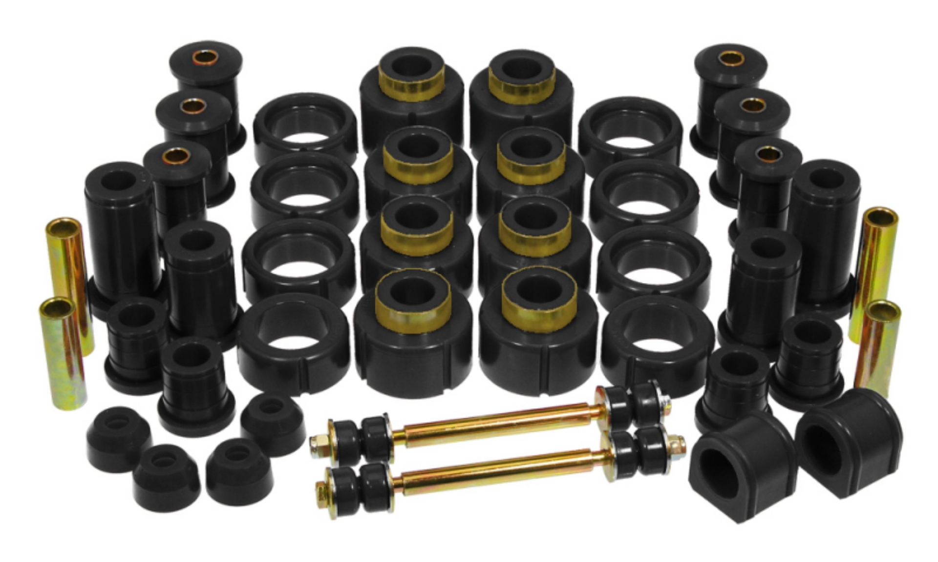Picture of Prothane 88-98 Chevy Std / Xtra Cab 4wd Total Kit - Black