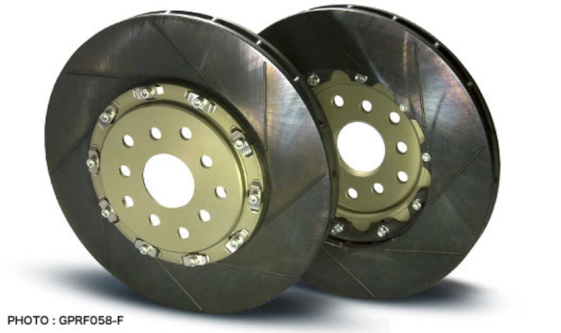 Picture of Project Mu SCR-GT Rotor 2Piece Front - Mitsubishi Lancer Evolution CP9A/CT9A Alumite