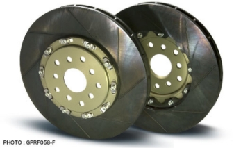 Picture of Project Mu SCR-GT Rotor 2Piece Front - Mitsubishi Lancer Evolution CP9A/CT9A Alumite