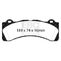 Picture of EBC Racing Brembo GT-6 Caliper RP-1 Race Brake Pads