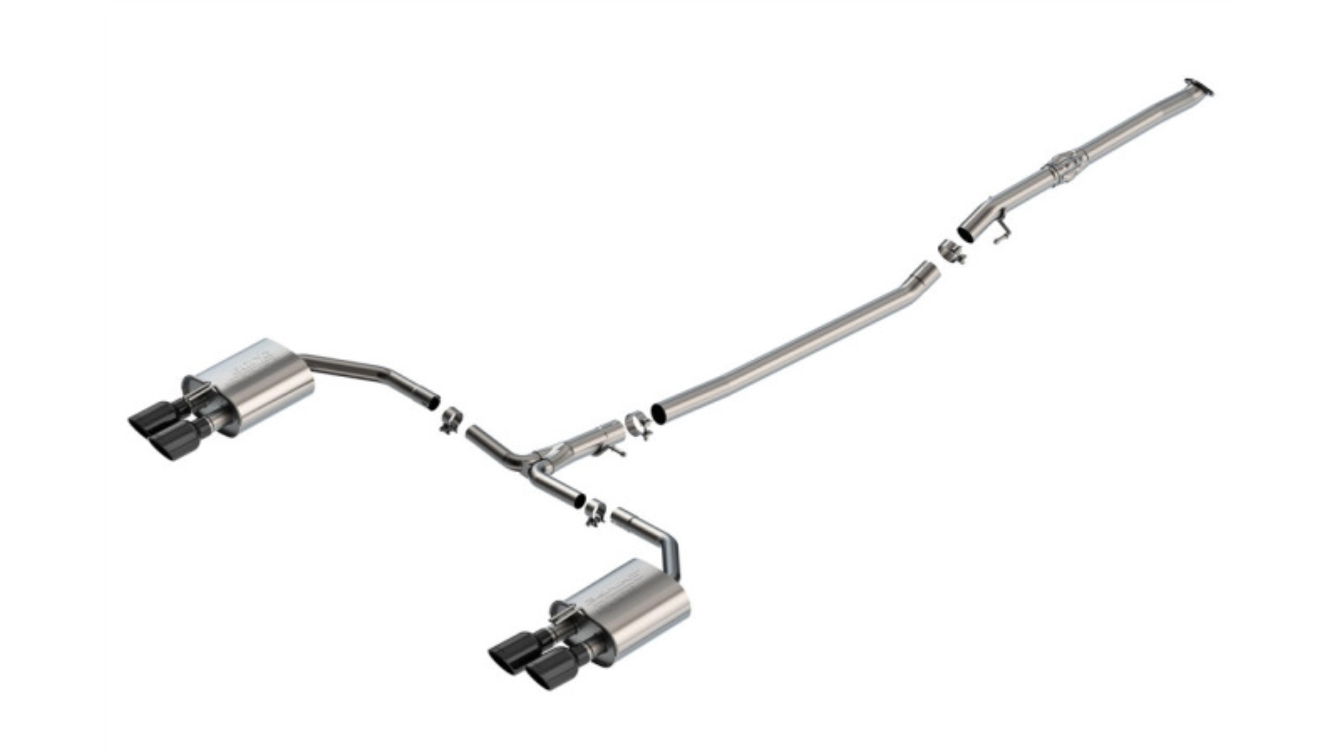 Picture of Borla 2025 Kia K5 GT 2.5L 4 Cyl S-type Cat-Back Exhaust w/ 3.5in Black Chrome Tips