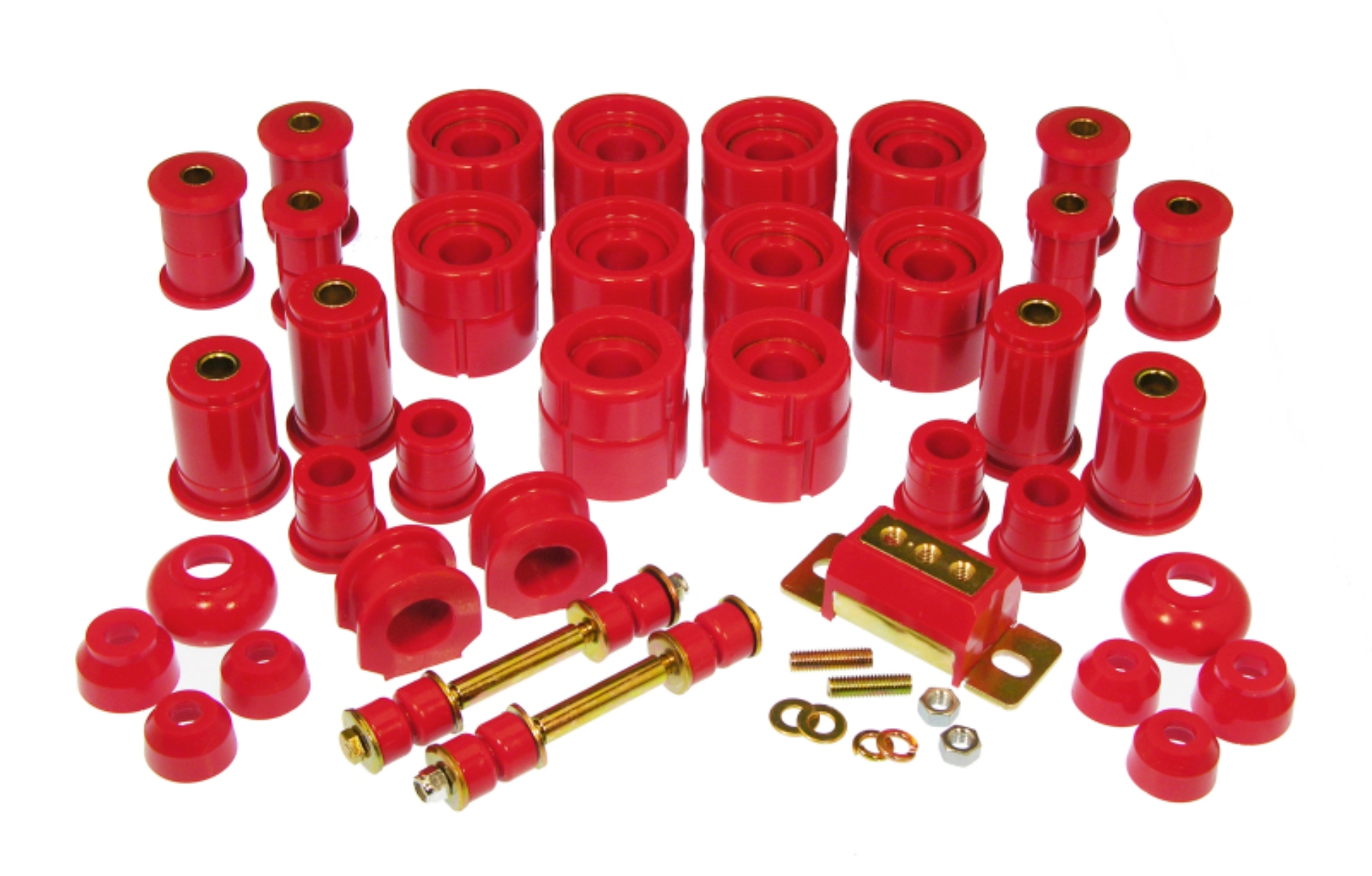 Picture of Prothane 96-99 Chevy Tahoe / Yukon 2wd Total Kit - Red