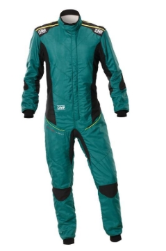 Picture of OMP TECNICA SUPERLIGHT OVERALL SFI BLACK / SILVER SZ 56