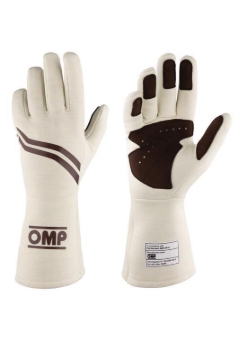 Picture of OMP DIJON GLOVES FIA 8856-2018 my2025 CREAM SZ M