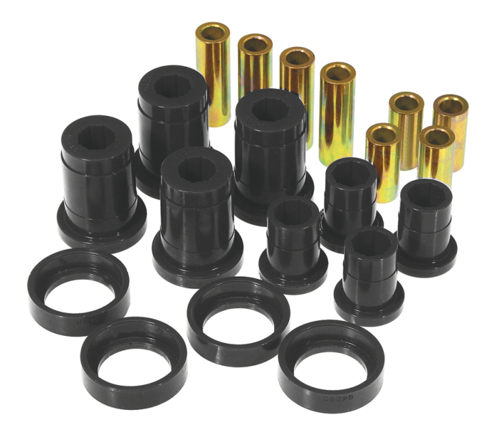 Picture of Prothane 84-88 Pontiac Fiero Front Control Arm Bushings - Black