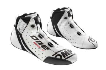 Picture of OMP ONE EVO X R SHOES FIA 8856-2018 ORANGE / ANTHRACITE SZ 40