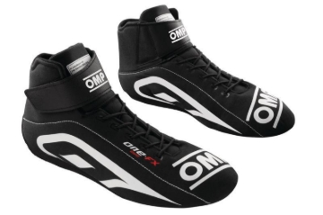 Picture of OMP ONE EVO FX SHOES FIA 8856-2018 BLACK SZ 48