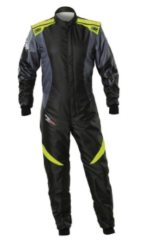 Picture of OMP KS-2X ART SUIT FIA 8877-2022 BLACK / FLUO YELLOW SZ 46