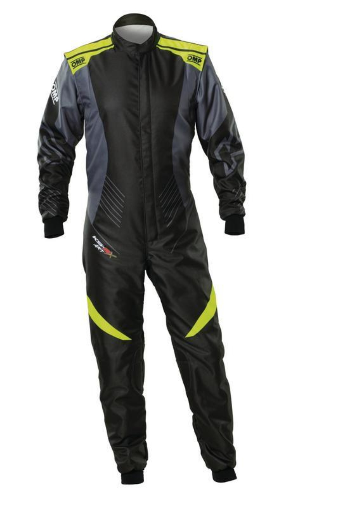 Picture of OMP KS-2X ART SUIT FIA 8877-2022 BLACK / FLUO YELLOW SZ 54