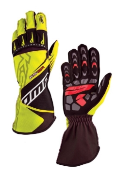 Picture of OMP KS-2R GLOVES MY2022 BLACK/YELLOW SIZE M
