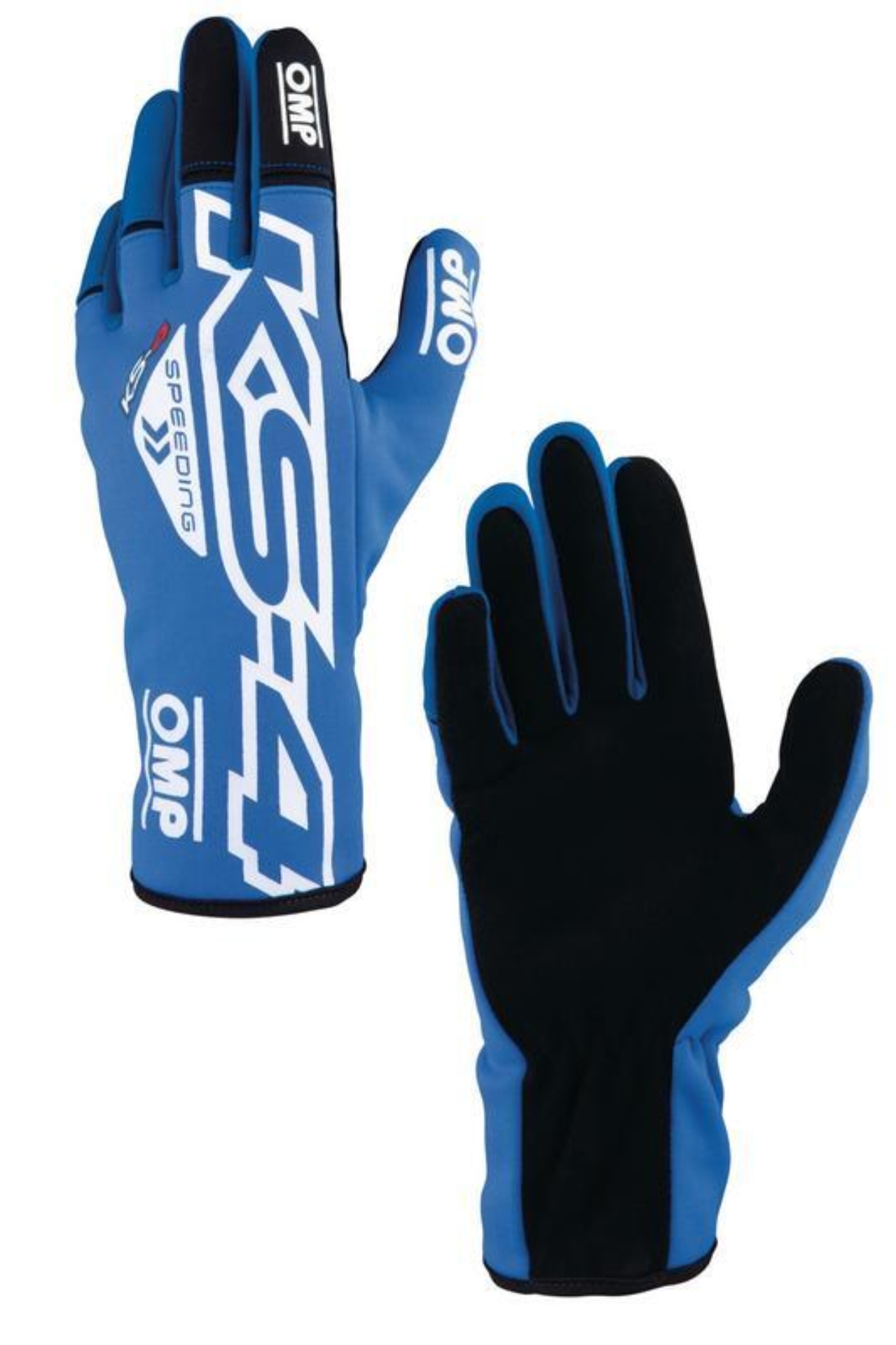 Picture of OMP KS-4 KART GLOVES RED / WHITE SZ 5 (KIDS)
