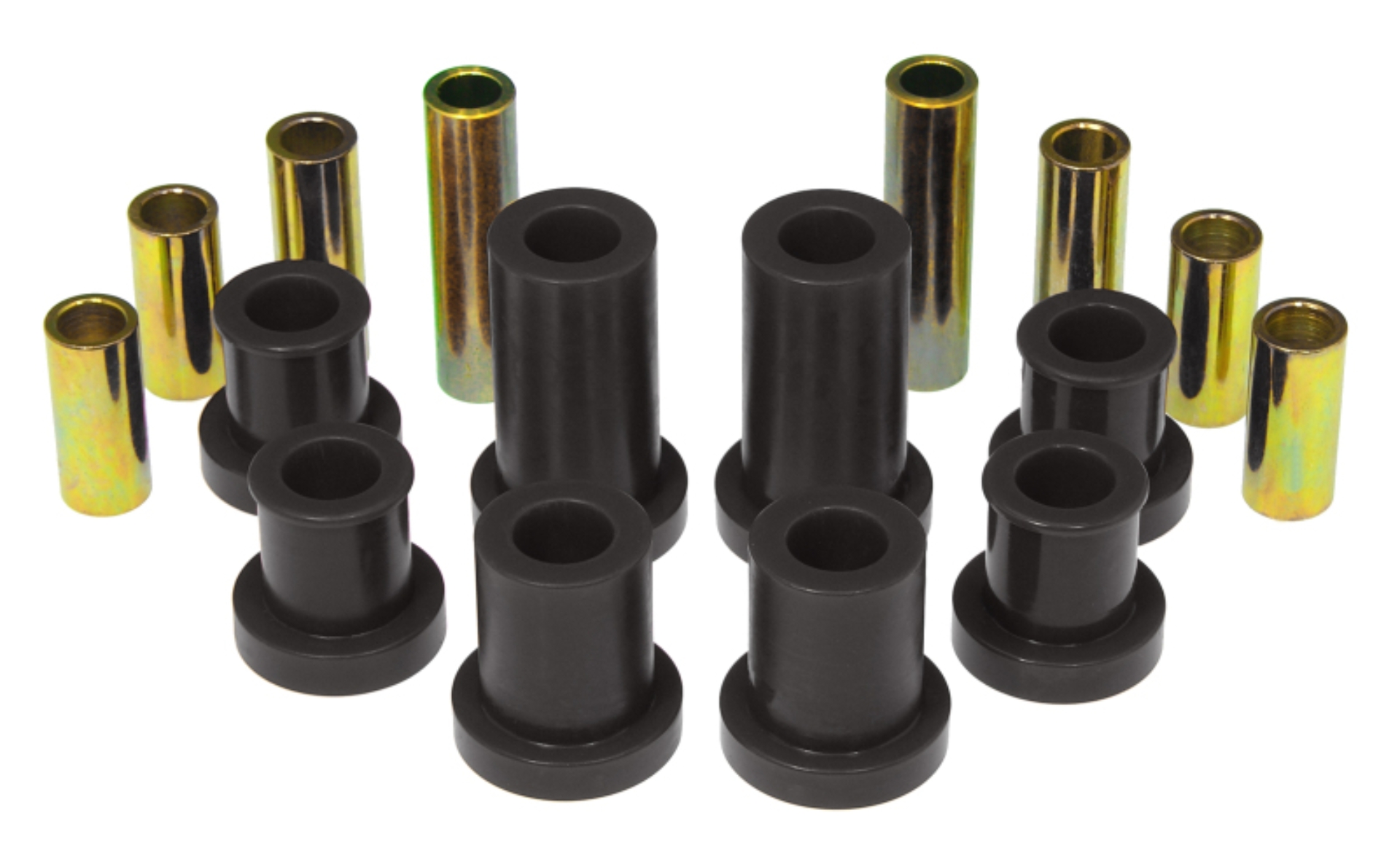 Picture of Prothane 07-14 Chevy Silverado 2/4wd Upper/Lower Front Control Arm Bushings - Black