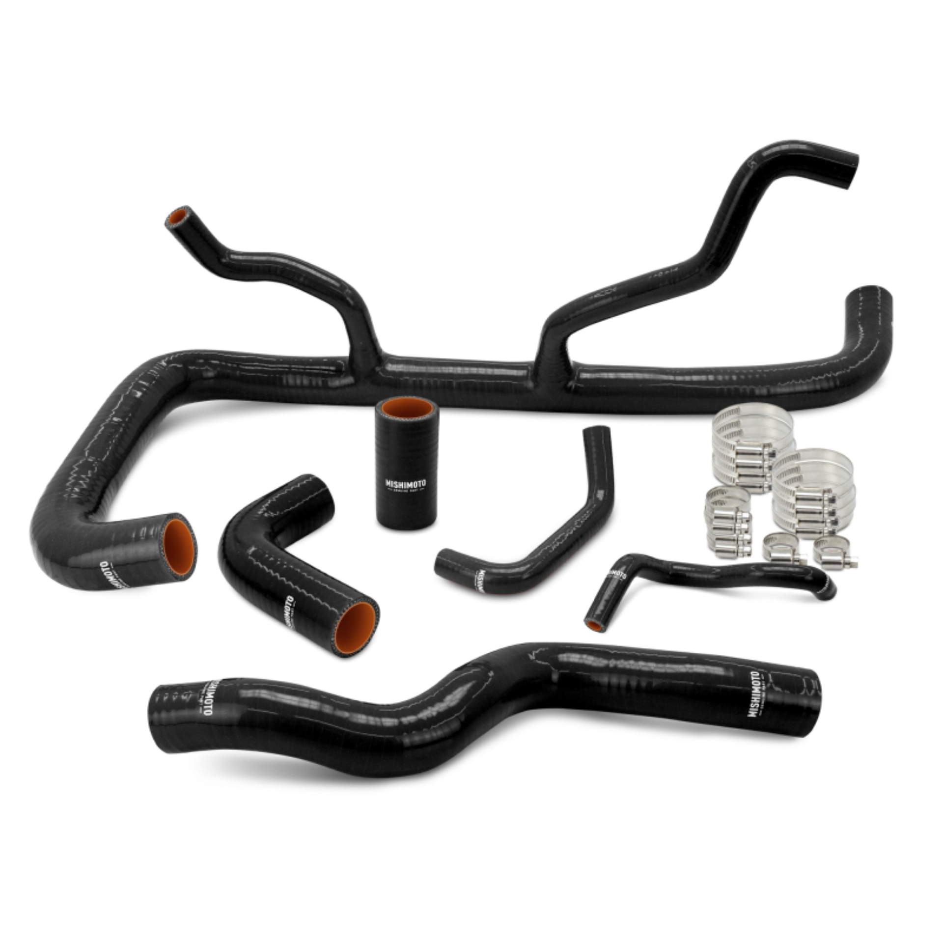 Picture of Mishimoto 2024+ Toyota Tacoma Silicone Coolant Hose Kit - AT - Black