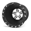 Picture of Race Star 63 Pro Forged 15x13 DBL Sportsman 5x5 BC / 2.00 BS - Black Anodized w/ Machined Wheel