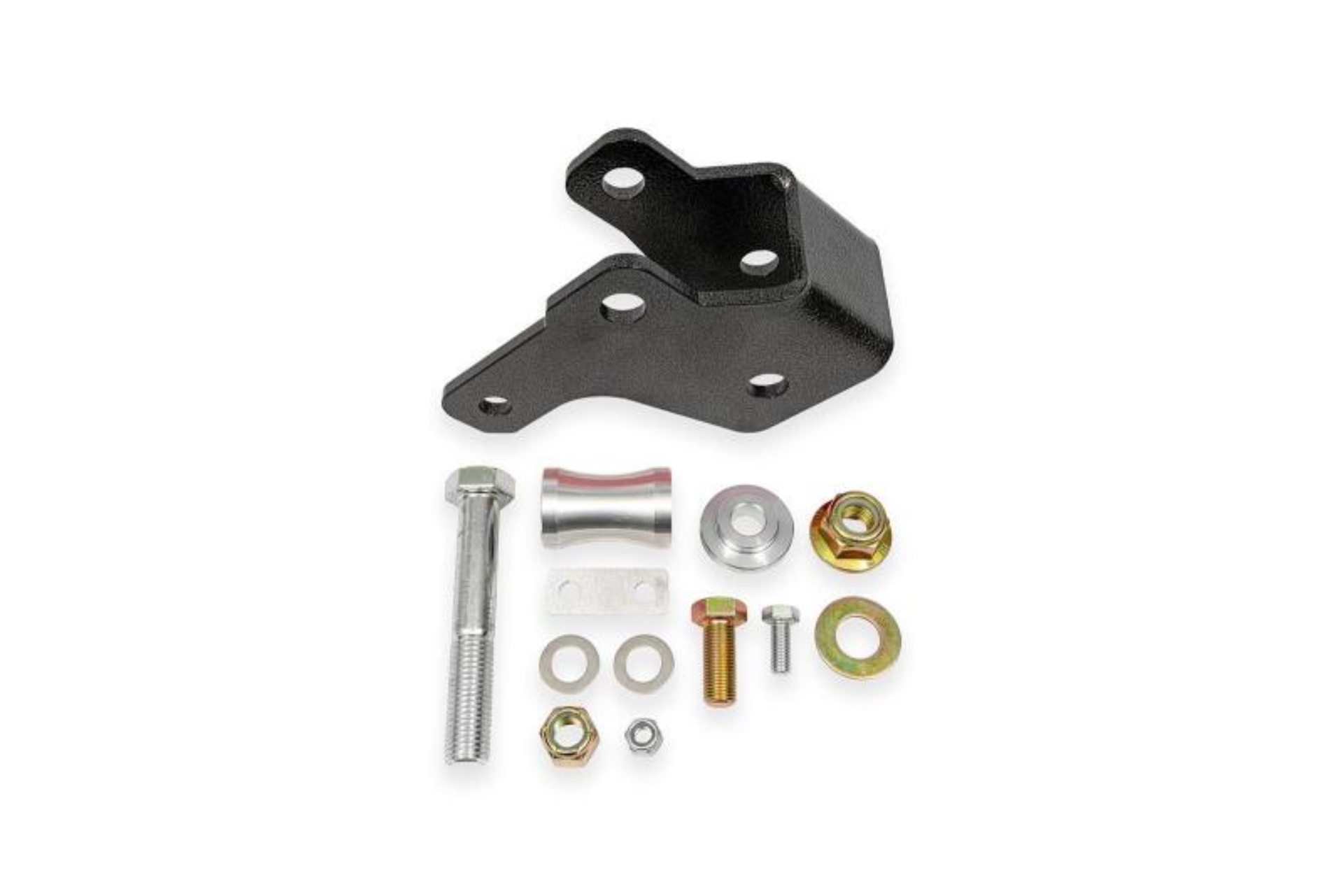 Picture of BMR 21-25 Ford Bronco (Ex. Bronco Sport) Panhard Rod Relocation Kit - Black Hammertone