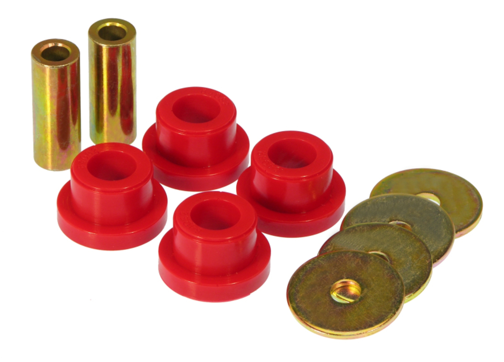 Picture of Prothane 63-82 Chevy Corvette Rear Control Arm Bushings w/o Shell - Red