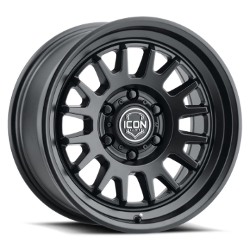Picture of ICON Anza 17x8.5 6x5.5 25mm Offset 5.75in BS 95.1mm Hub Bore Satin Black Wheel